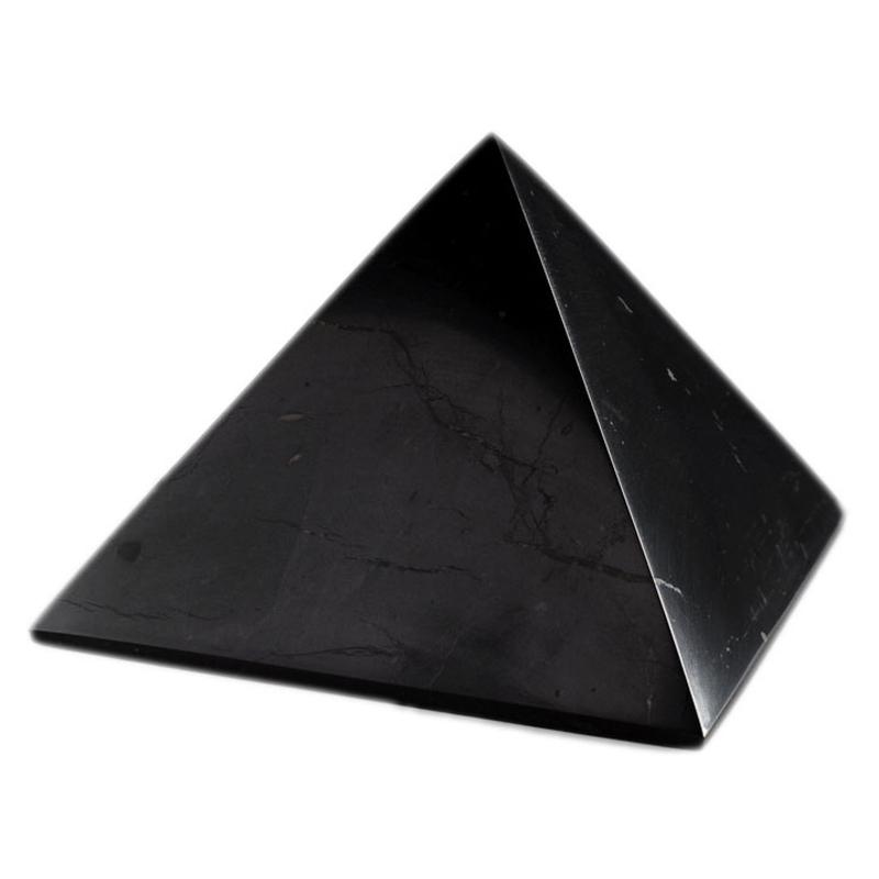 Pyramide shungite Russie AA (70mm) - La Boite à Cailloux