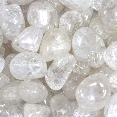 Quartz craquelé Brésil A (pierre roulée)