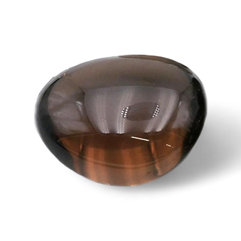Quartz fumé Brésil AA (pierre roulée) - La Boite à Cailloux
