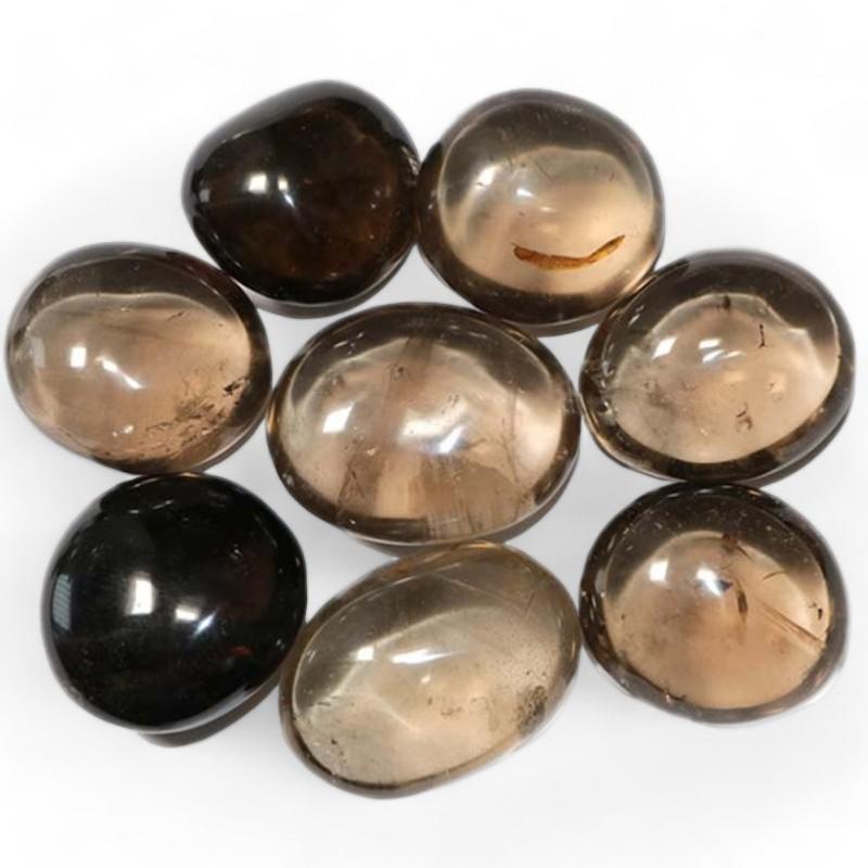 Quartz fumé Madagascar (galet XL) - La Boite à Cailloux