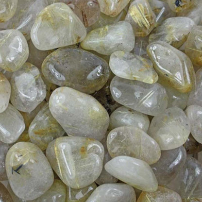 Quartz rutile Brésil A+ (pierre roulée) - La Boite à Cailloux