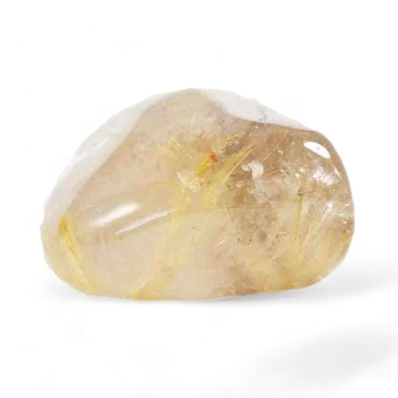 Quartz rutile Brésil A+ (pierre roulée) - La Boite à Cailloux