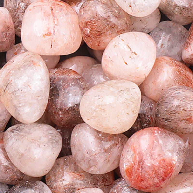 Quartz rutile rouge Brésil A (pierre roulée) - La Boite à Cailloux