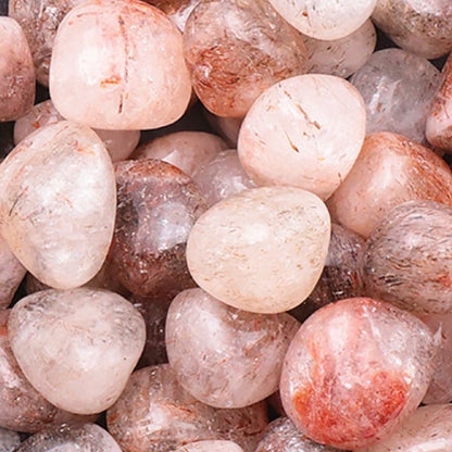 Quartz rutile rouge Brésil A (pierre roulée) - La Boite à Cailloux