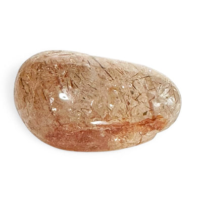 Quartz rutile rouge Brésil A (pierre roulée)