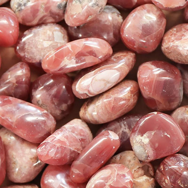 Rhodochrosite Argentine AA (pierre roulée) - La Boite à Cailloux