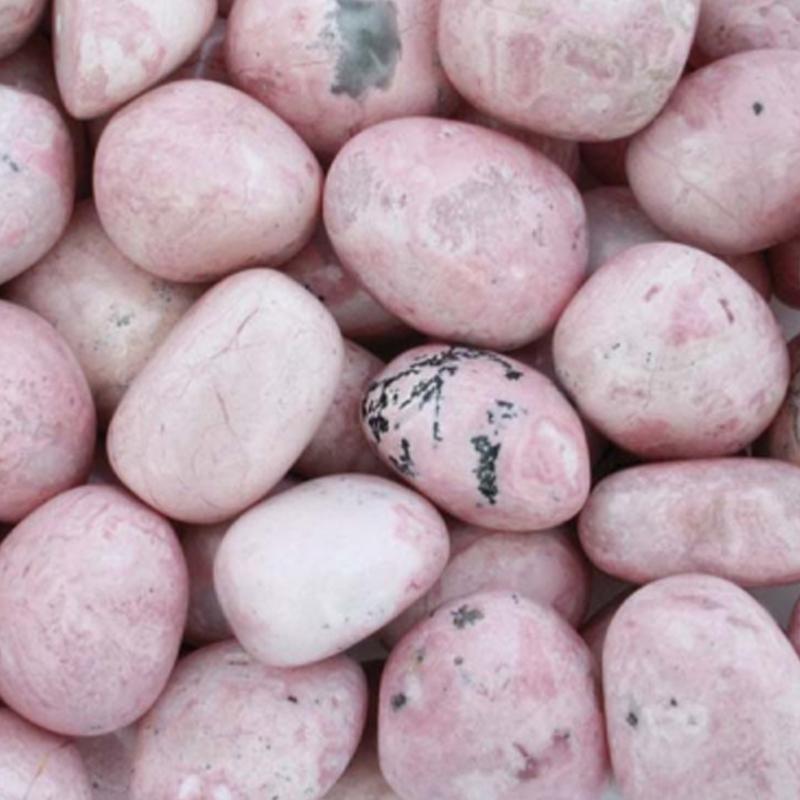 Rhodochrosite Pérou A (pierre roulée) - La Boite à Cailloux