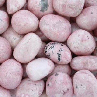 Rhodochrosite Pérou A (pierre roulée) - La Boite à Cailloux
