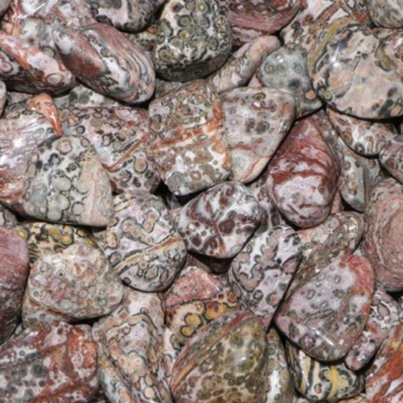 Rhyolite fleur Brésil A (pierre roulée) - La Boite à Cailloux