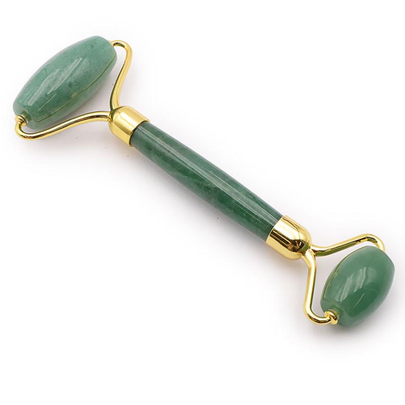 Rouleau de massage "CHI" aventurine verte Brésil A - La Boite à Cailloux