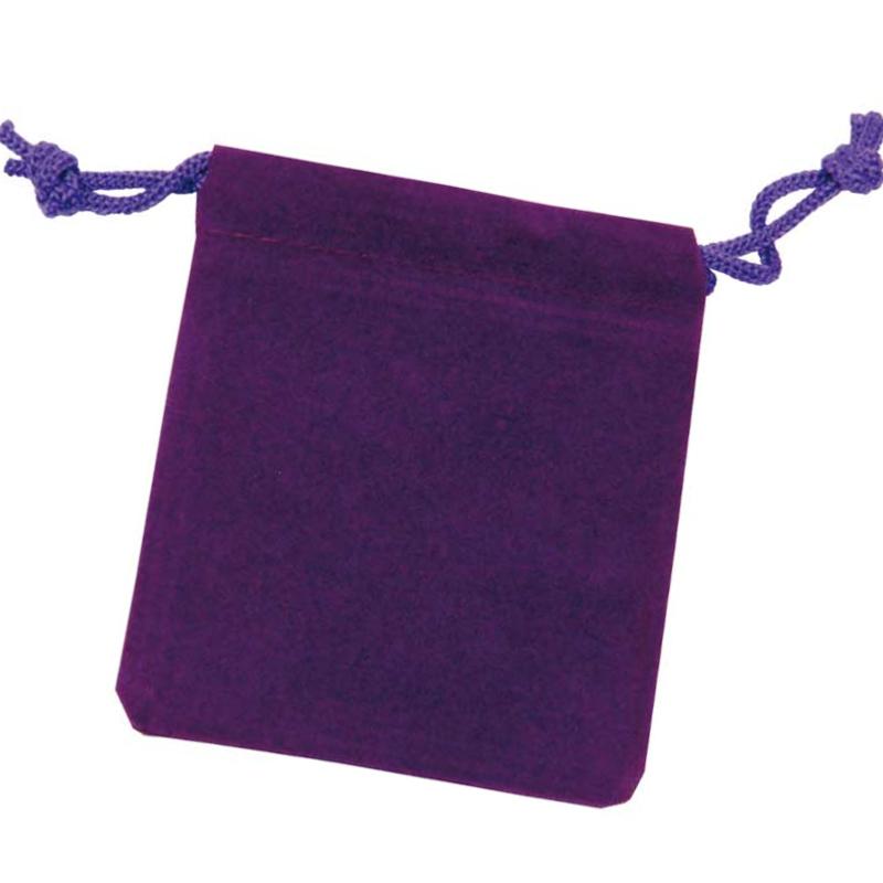 Sac velours 40mm X 60mm (couleurs au choix) - La Boite à Cailloux