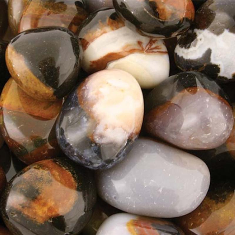 Sardonyx Inde A+ (pierre roulée) - La Boite à Cailloux