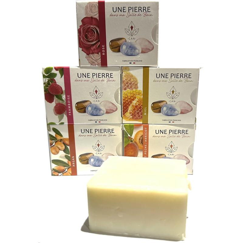 Savon Miel pierre naturelle - La Boite à Cailloux