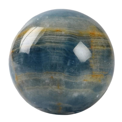 Blue Aragonite Sphere Pakistan A+ 40mm