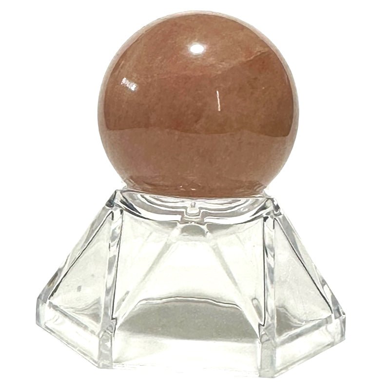 Sphère aventurine rouge Brésil A - 30mm - La Boite à Cailloux