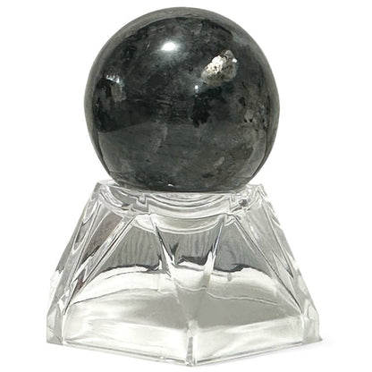 Sphère granite (larvikite) Norvège A - 30mm - La Boite à Cailloux