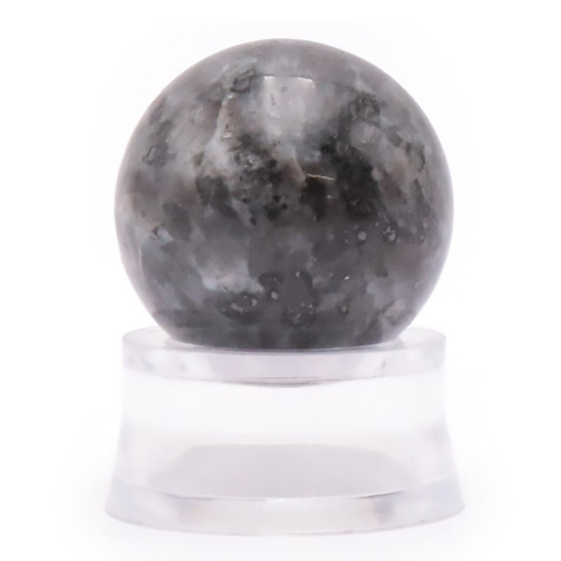 Sphère granite (larvikite) Norvège A - 30mm - La Boite à Cailloux