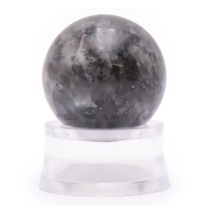 Sphère granite (larvikite) Norvège A - 30mm - La Boite à Cailloux