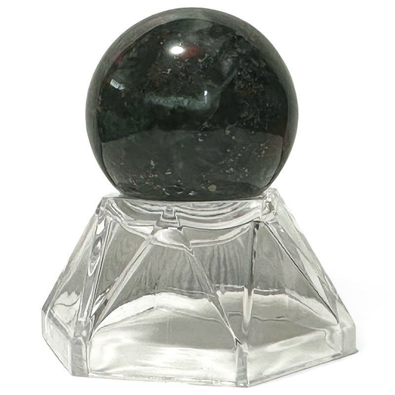 Sphère héliotrope Brésil A - 30mm - La Boite à Cailloux