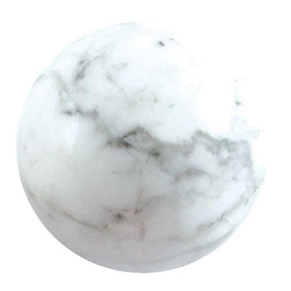 Sphère howlite Zimbabwe A - 40mm - La Boite à Cailloux