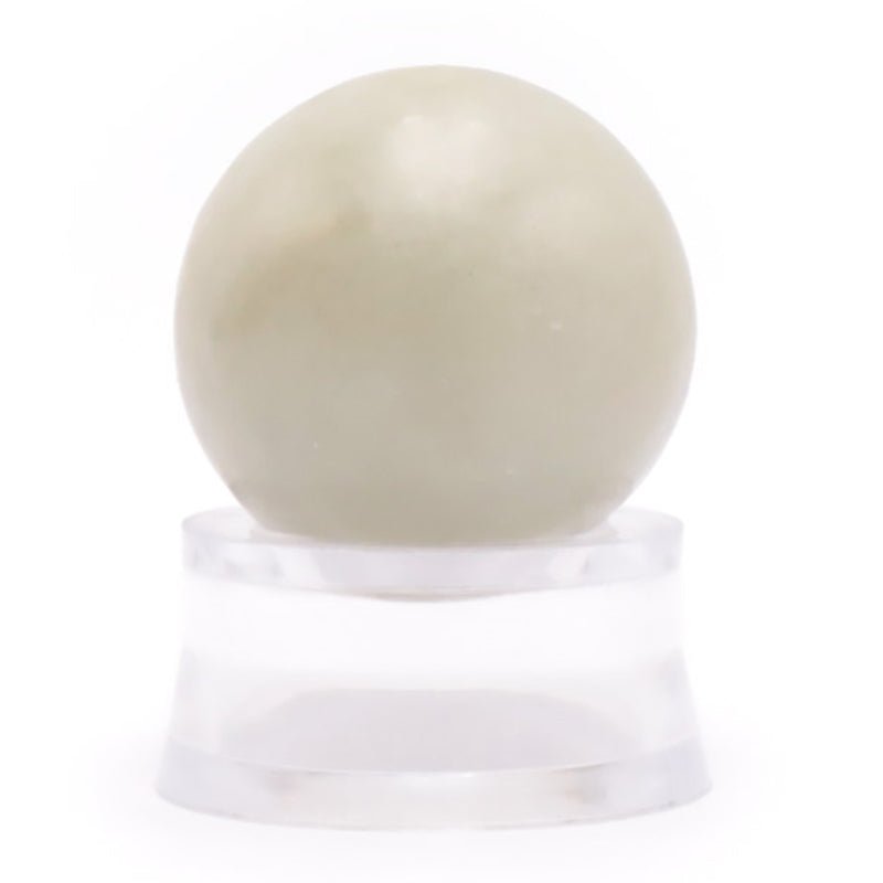 Sphère jade de Chine A - 30mm - La Boite à Cailloux
