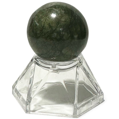 Sphère jade néphrite Canada A - 30mm - La Boite à Cailloux
