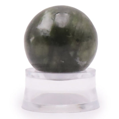 Sphère jade néphrite Canada A - 30mm - La Boite à Cailloux