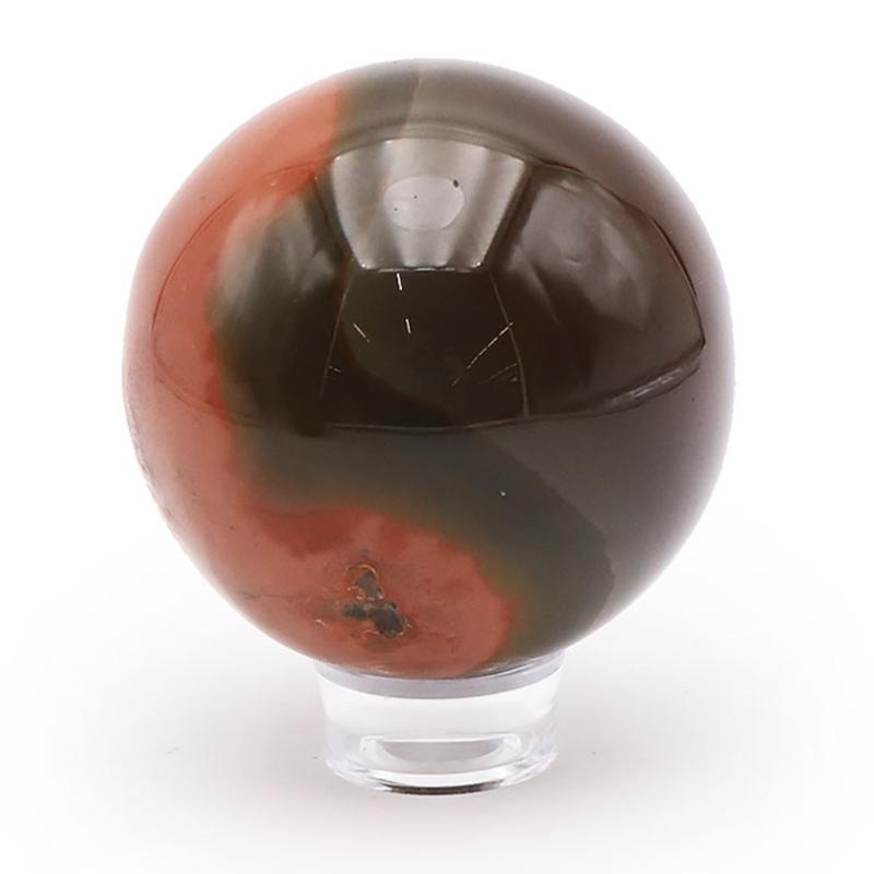 Sphère jaspe polychrome Madagascar A+ 70 - 80mm - La Boite à Cailloux