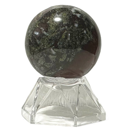 Sphère jaspe sang de dragon Afrique du Sud A - 40mm - La Boite à Cailloux