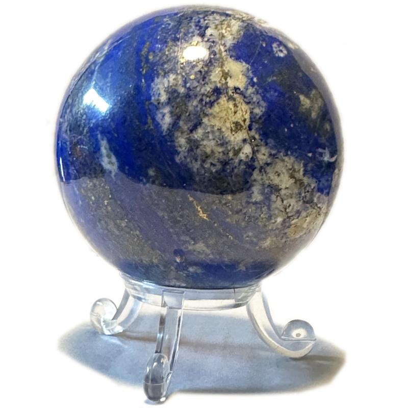 Sphère Lapis lazuli Afghanistan AA - 64mm - 412g - La Boite à Cailloux