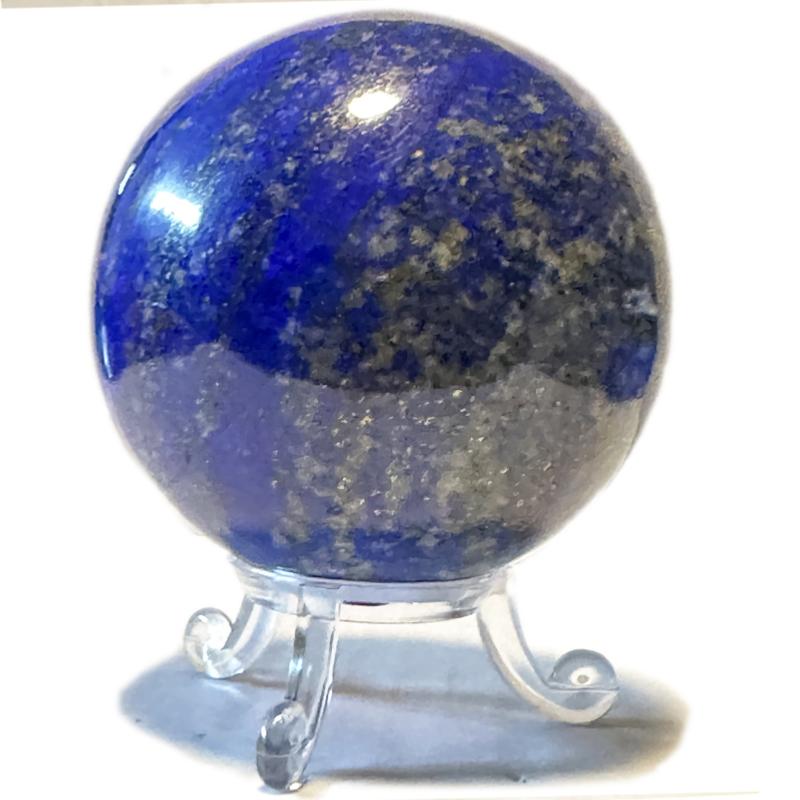 Sphère Lapis lazuli Afghanistan AA - 67mm - 475g - La Boite à Cailloux