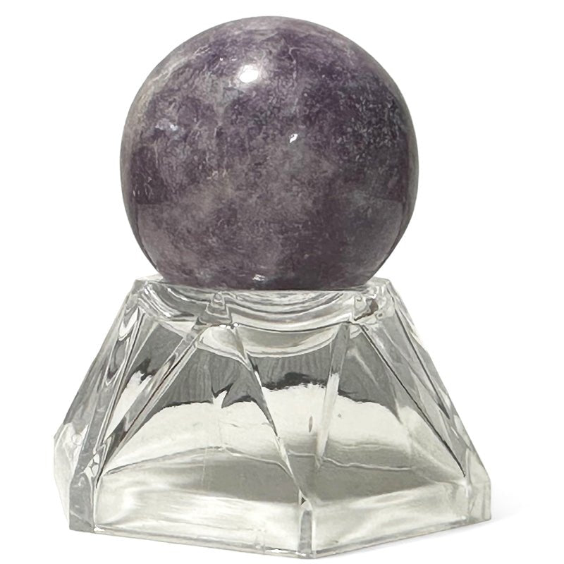 Sphère Lépidolite Madagascar A - 30mm - La Boite à Cailloux