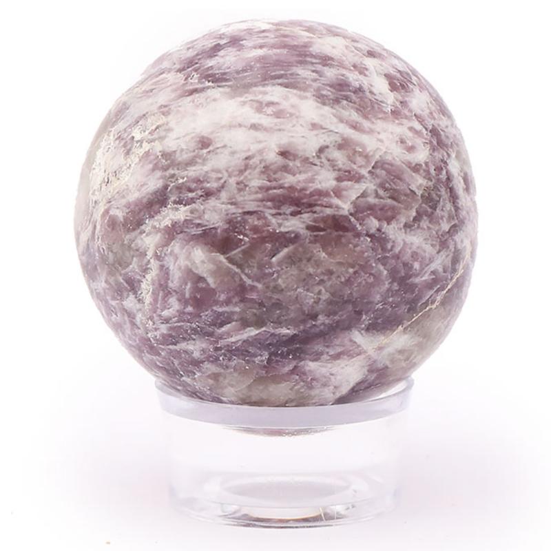 Sphère Lépidolite Madagascar A+ - 40 - 50mm - La Boite à Cailloux