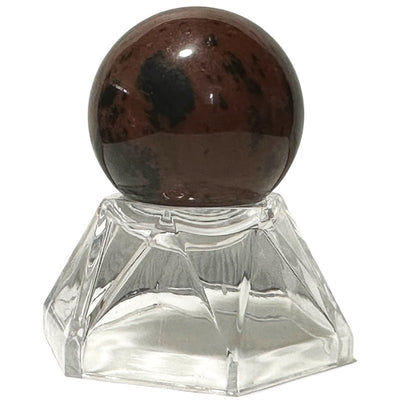 Sphère obsidienne acajou Mexique - 30mm