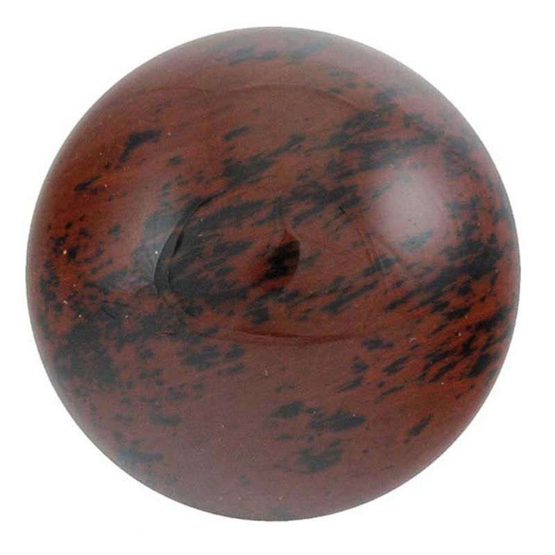 Sphère obsidienne acajou Mexique - 40mm - La Boite à Cailloux