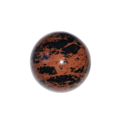 Sphère obsidienne acajou Mexique A - 20mm