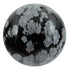 Sphère obsidienne neige Mexique A - 20mm - La Boite à Cailloux