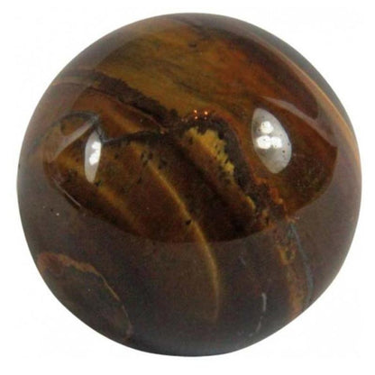 Sphère oeil de tigre Afrique du Sud AA - 40 - 50mm - La Boite à Cailloux