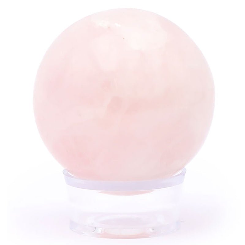 Sphère quartz rose Brésil A - 40 - 50mm - La Boite à Cailloux