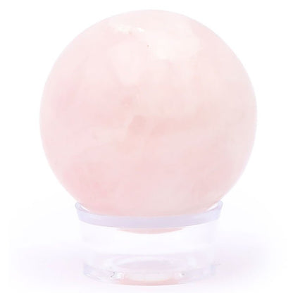 Sphère quartz rose Brésil A - 40 - 50mm - La Boite à Cailloux