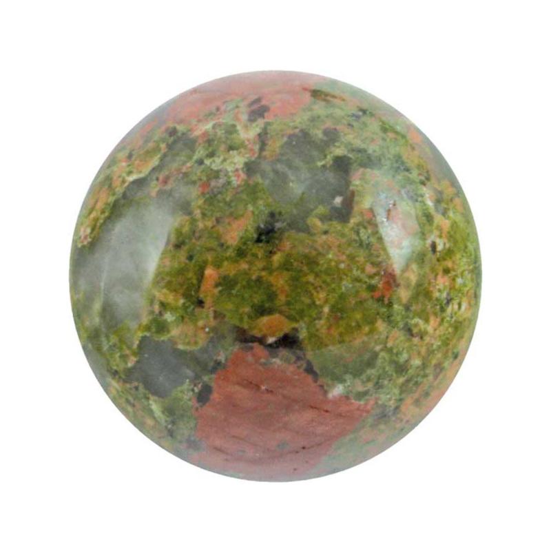 Sphère unakite Afrique du Sud A - 20mm - La Boite à Cailloux