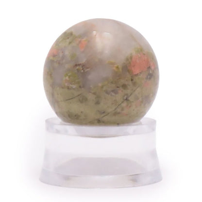 Sphère unakite Afrique du Sud A - 30mm - La Boite à Cailloux