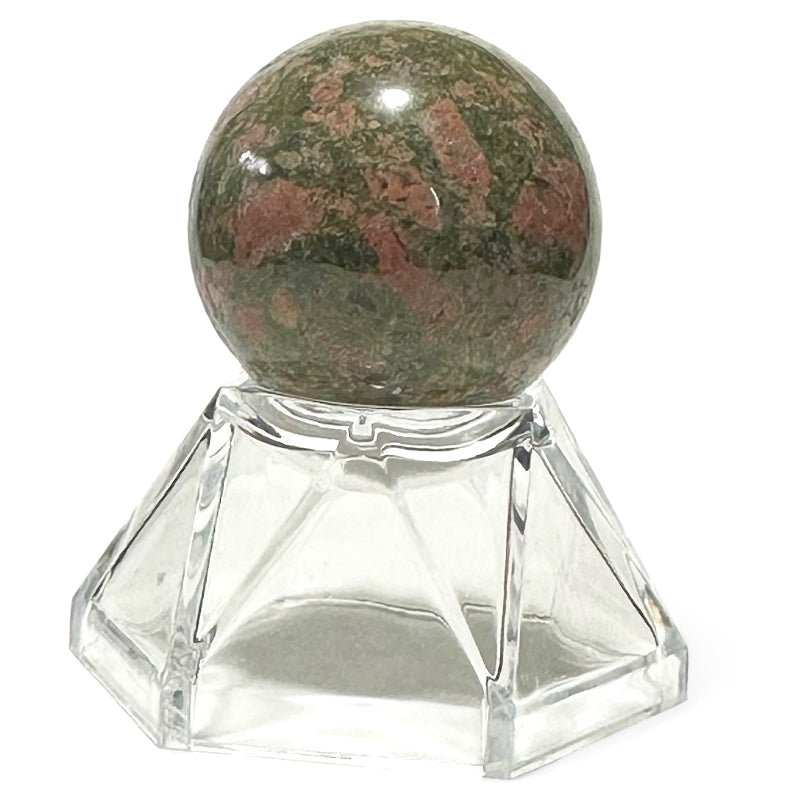 Sphère unakite Afrique du Sud A - 30mm - La Boite à Cailloux