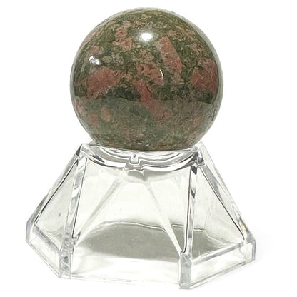 Sphère unakite Afrique du Sud A - 30mm - La Boite à Cailloux