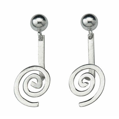 925 silver support for 2cm donut earrings