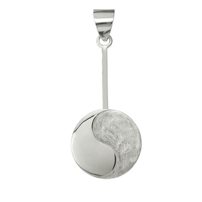 925 silver support for donuts 3 and 4cm "YIn and Yang