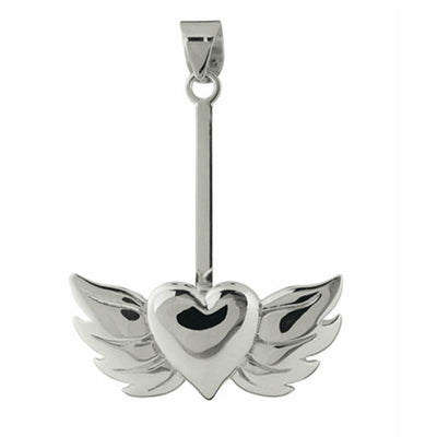 925 silver support for 3 and 4cm donuts "heart and angel wings