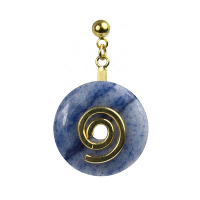 Support for donuts 2cm golden earrings