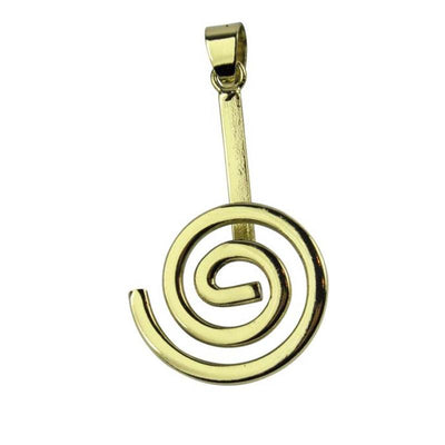 Support spirale donuts acier doré (taille au choix)