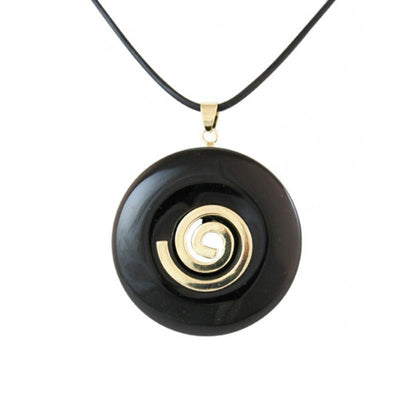 Support spirale donuts acier doré (taille au choix)